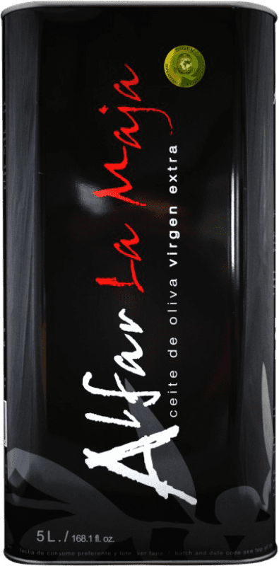 47,95 € 免费送货 | 橄榄油 La Maja Alfar EVOO 特级初榨 D.O. Navarra 纳瓦拉 西班牙 Arbequina — 阿贝基纳 特殊罐 5 L