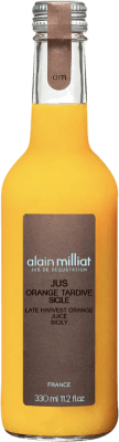 6,95 € 免费送货 | 饮料和搅拌机 Alain Milliat Néctar de Naranja Vidrio 法国 三分之一升瓶 33 cl