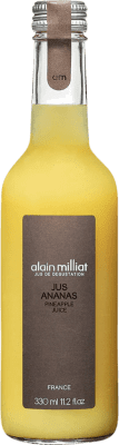 7,95 € Envío gratis | Refrescos y Mixers Alain Milliat Néctar de Piña Vidrio Francia Botellín Tercio 33 cl
