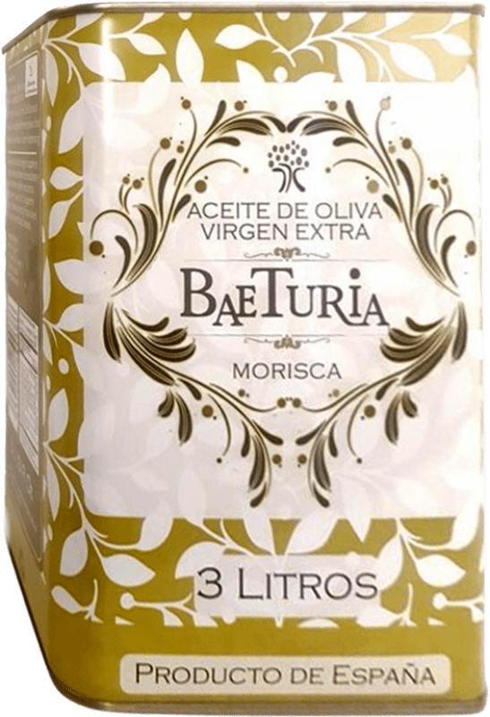 74,95 € 送料無料 | オリーブオイル Baeturia Organic Domus エストレマドゥーラ スペイン Morisca 大きな缶 3 L