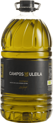 92,95 € Envío gratis | Aceite de Oliva Campos de Uleila Bio PET Andalucía España Garrafa 5 L