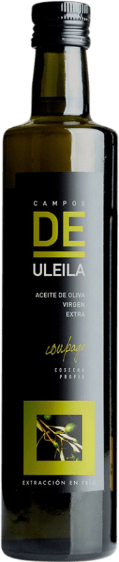14,95 € Envío gratis | Aceite de Oliva Campos de Uleila AOVE Virgen Extra Andalucía España Bio — Biológico Botella Medium 50 cl Vidrio