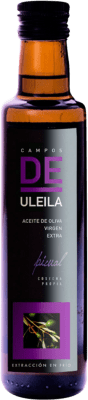 98,95 € Kostenloser Versand | 12 Einheiten Box Olivenöl Campos de Uleila Bio Vidrio Andalusien Spanien Picual Kleine Flasche 25 cl