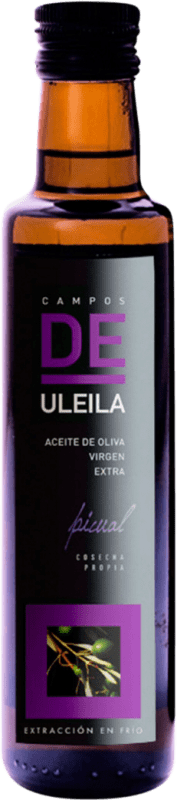 94,95 € Free Shipping | 12 units box Olive Oil Campos de Uleila EVOO Extra Virgin Andalusia Spain Picual Bio — Organic Small Bottle 25 cl Glass