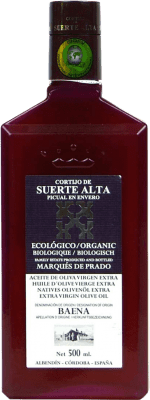 15,95 € Kostenloser Versand | Olivenöl Cortijo de Suerte Alta E-NOL Extra Nativ D.O. Baena Andalusien Spanien Picual Medium-Flasche 50 cl Glas