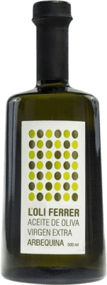 13,95 € Envío gratis | Aceite de Oliva L'Oli Ferrer AOVE Virgen Extra D.O.P. Siurana Cataluña España Arbequina Botella Medium 50 cl Vidrio