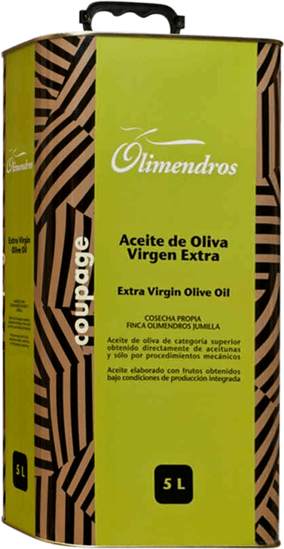 81,95 € Envío gratis | Aceite de Oliva Olimendros Región de Murcia España Lata Especial 5 L