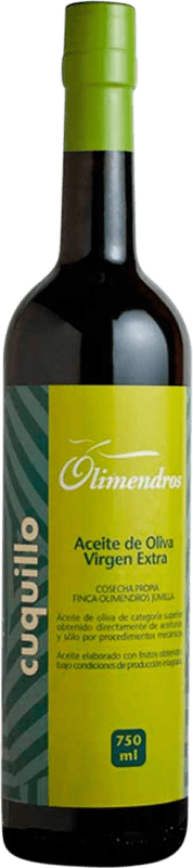 10,95 € Envío gratis | Aceite de Oliva Olimendros Cuquillo AOVE Virgen Extra Región de Murcia España Cuquillo Botella 75 cl Vidrio