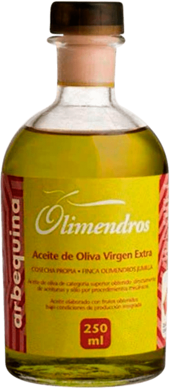 77,95 € Envoi gratuit | Boîte de 12 unités Huile d'Olive Olimendros Vidrio Région de Murcie Espagne Arbequina Petite Bouteille 25 cl