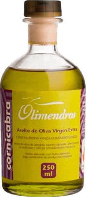 77,95 € Kostenloser Versand | 12 Einheiten Box Olivenöl Olimendros Vidrio Region von Murcia Spanien Cornicabra Kleine Flasche 25 cl