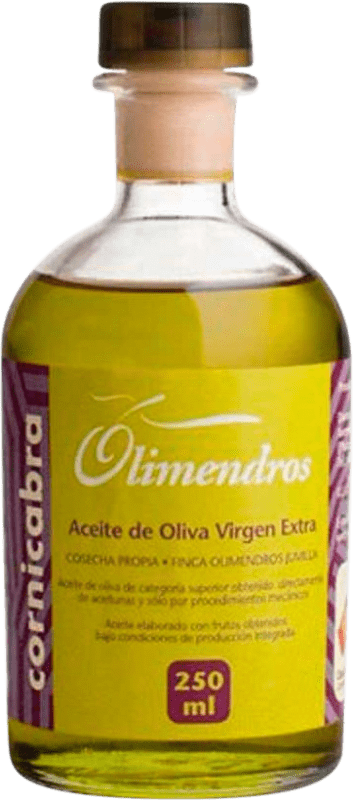 63,95 € Envio grátis | Caixa de 12 unidades Azeite de Oliva Olimendros AOVE Virgem Extra Região de Múrcia Espanha Cornicabra Garrafinha 25 cl Vidro