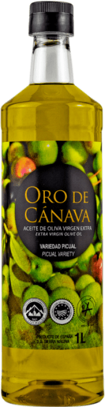 12,95 € Envío gratis | Aceite de Oliva Ntra. Sra. de los Remedios Oro de Cánava PET D.O. Sierra Mágina Andalucía España Botella 1 L