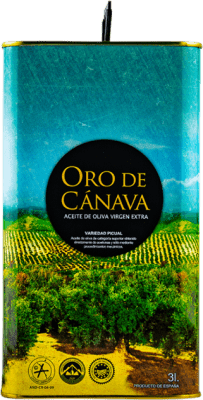 34,95 € Envío gratis | Aceite de Oliva Ntra. Sra. de los Remedios Oro de Cánava D.O. Sierra Mágina Andalucía España Picual Lata Especial 3 L