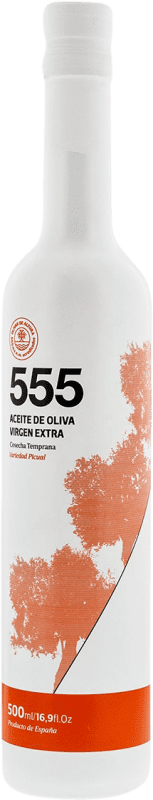 19,95 € Envío gratis | Aceite de Oliva Terraverne 555 AOVE Virgen Extra Andalucía España Picual Botella Medium 50 cl