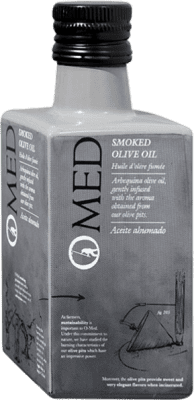 21,95 € Free Shipping | Olive Oil Venchipa O-Med Ahumado Vidrio Andalusia Spain Arbequina Small Bottle 25 cl