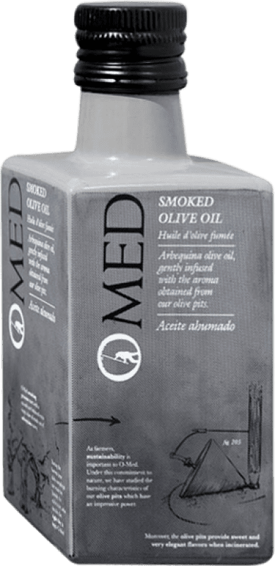 21,95 € 免费送货 | 橄榄油 Venchipa O-Med 安达卢西亚 西班牙 Arbequina — 阿贝基纳 小瓶装 25 cl 玻璃 Ahumado — 烟熏味