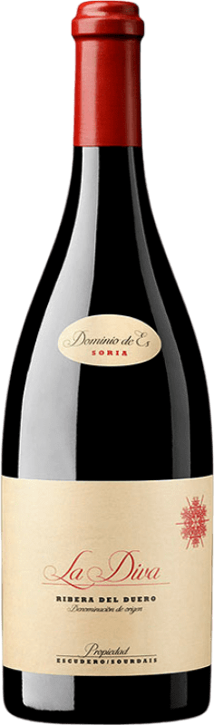 1 027,95 € 免费送货 | 红葡萄酒 Dominio de Es La Diva D.O. Ribera del Duero 卡斯蒂利亚莱昂 西班牙 Tempranillo — 丹魄, Albillo — 阿尔比略 75 cl