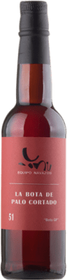 84,95 € Бесплатная доставка | Крепленое вино Equipo Navazos La Bota 51 Palo Cortado D.O. Jerez-Xérès-Sherry Андалусия Испания Palomino Fino Половина бутылки 37 cl