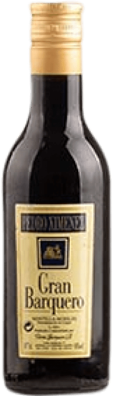 16,95 € 免费送货 | 强化酒 Pérez Barquero Gran Barquero D.O. Montilla-Moriles 安达卢西亚 西班牙 Pedro Ximénez 小瓶 18 cl
