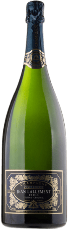 105,95 € Envio grátis | Espumante branco Jean Lallement Brut A.O.C. Champagne Champagne França Pinot Preto, Chardonnay Garrafa Magnum 1,5 L