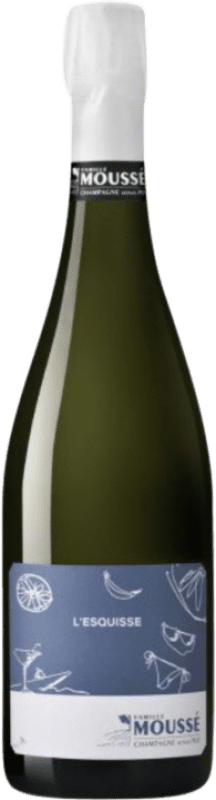 99,95 € 送料無料 | 白スパークリングワイン Cédric Moussé L'Esquisse A.O.C. Champagne シャンパン フランス Pinot Black, Pinot Meunier マグナムボトル 1,5 L