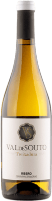 9,95 € 免费送货 | 白酒 Valdesouto. Blanco D.O. Ribeiro 加利西亚 西班牙 Godello, Loureiro, Treixadura 瓶子 75 cl