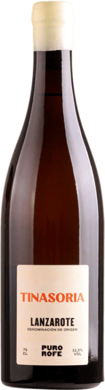 61,95 € Free Shipping | White Wine Puro Rofe Tinasoria D.O. Lanzarote Canary Islands Spain Malvasia 75 cl