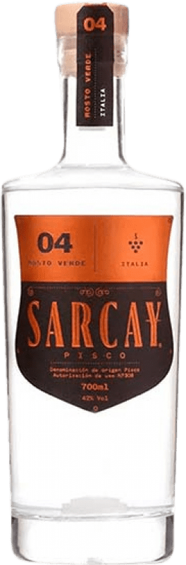54,95 € Envio grátis | Pisco Sarcay 04 Peru 70 cl Mosto Verde