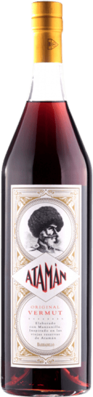 25,95 € Envío gratis | Vermut Barbadillo Atamán Andalucía España Palomino Fino Botella 1 L