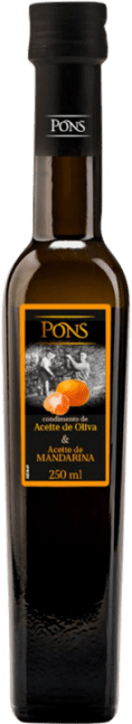 10,95 € Envío gratis | Aceite de Oliva Clos Pons España Botellín 25 cl Mandarina