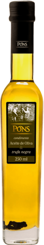 10,95 € Envío gratis | Aceite de Oliva Clos Pons Trufa Negra España Botellín 25 cl