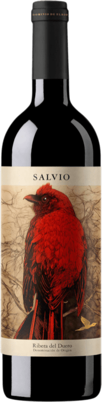16,95 € Kostenloser Versand | Rotwein Dominio de Elbio Salvio D.O. Ribera del Duero Spanien Tempranillo, Merlot, Cabernet Sauvignon 75 cl