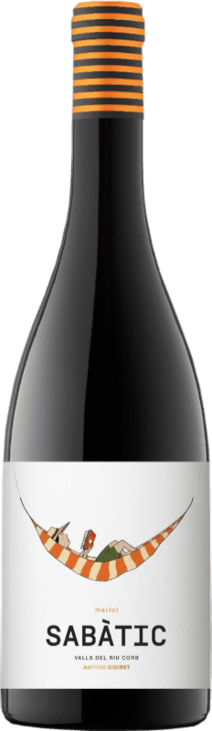 16,95 € Envoi gratuit | Vin rouge Antoni Giribet Sabàtic D.O. Costers del Segre Espagne Merlot Bouteille 75 cl