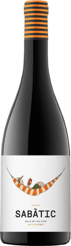 16,95 € Envío gratis | Vino tinto Antoni Giribet Sabàtic D.O. Costers del Segre España Merlot Botella 75 cl