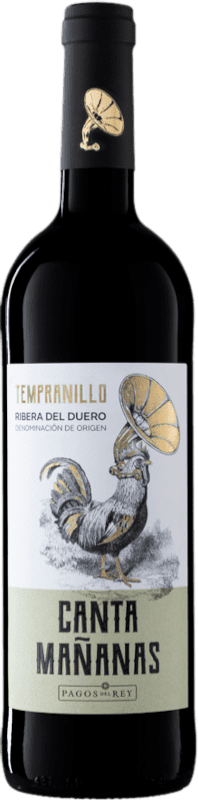 10,95 € Free Shipping | Red Wine Pagos del Rey Canta Mañanas D.O. Ribera del Duero Spain Tempranillo 75 cl