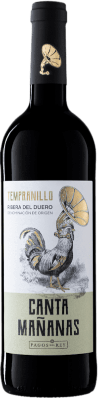 10,95 € Kostenloser Versand | Rotwein Pagos del Rey Canta Mañanas D.O. Ribera del Duero Spanien Tempranillo Flasche 75 cl