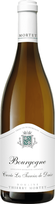 38,95 € Envío gratis | Vino blanco Thierry Mortet Les Terroirs de Daix A.O.C. Bourgogne Borgoña Francia Chardonnay Botella 75 cl