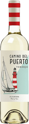 8,95 € 免费送货 | 白酒 Albar Lurton Camino del Puerto D.O. Rueda 西班牙 Verdejo 瓶子 75 cl