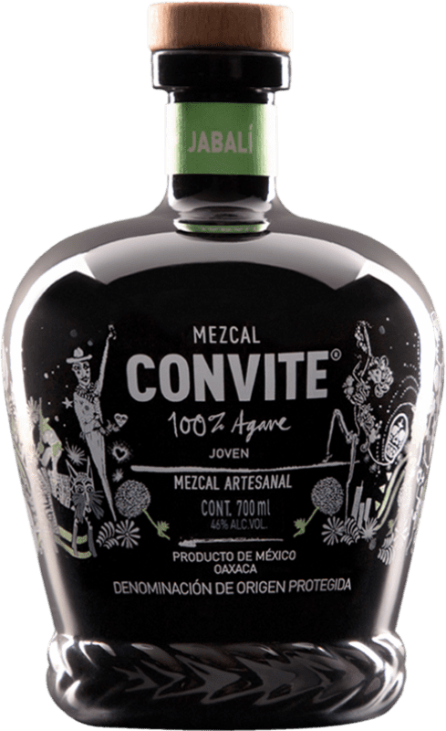 169,95 € Бесплатная доставка | Mezcal Convite Jabalí Мексика бутылка 70 cl