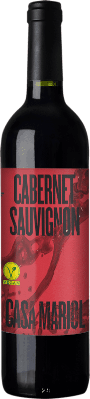 10,95 € Envio grátis | Vinho Tinto Casa Mariol D.O. Terra Alta Catalunha Espanha Cabernet Sauvignon 75 cl