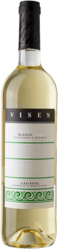 5,95 € Envoi gratuit | Vin blanc Esteban Martín Vinem Blanco D.O. Cariñena Espagne Macabeo, Chardonnay Bouteille 75 cl