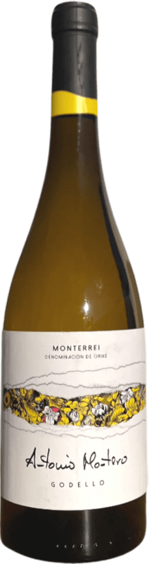 14,95 € Envio grátis | Vinho Branco Antonio Montero D.O. Monterrei Espanha Godello 75 cl