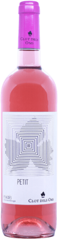 5,95 € Envio grátis | Vinho rosé Ca N'Estella Petit Clot dels Oms Rosat D.O. Penedès Catalunha Espanha Merlot, Cabernet Sauvignon Garrafa 75 cl