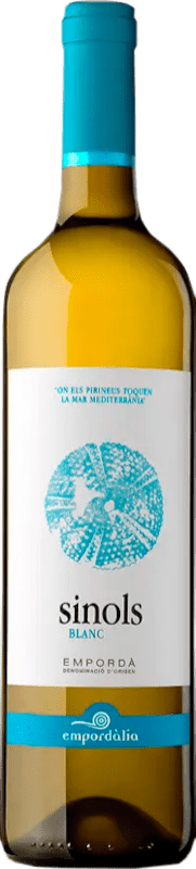 6,95 € 免费送货 | 白酒 Empordàlia Sinols Blanc D.O. Empordà 加泰罗尼亚 西班牙 Grenache White, Macabeo 瓶子 75 cl