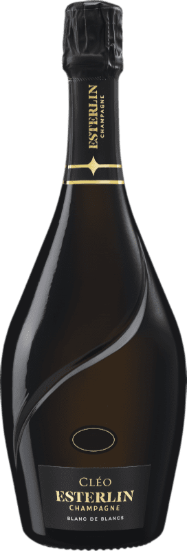 61,95 € Kostenloser Versand | Weißer Sekt Esterlin Cléo Blanc de Blancs A.O.C. Champagne Champagner Frankreich Chardonnay Flasche 75 cl