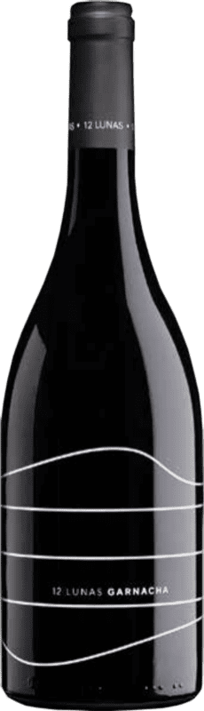 10,95 € Envío gratis | Vino tinto El Grillo y la Luna 12 Lunas D.O. Somontano España Garnacha Botella 75 cl