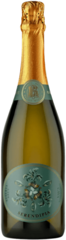 12,95 € Kostenloser Versand | Weißer Sekt Pago de Aylés Serendipia Brut Reserve D.O. Cava Spanien Macabeo, Chardonnay Flasche 75 cl