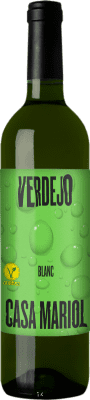 9,95 € Envio grátis | Vinho Branco Casa Mariol Espanha Verdejo 75 cl