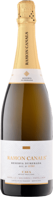11,95 € Spedizione Gratuita | Spumante Bianco Caves Ramón Canals Numerada Riserva D.O. Cava Spagna Macabeo, Xarel·lo, Parellada 75 cl