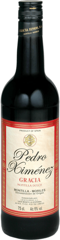 11,95 € Envoi gratuit | Vin doux Hermanos Gracia D.O. Montilla-Moriles Espagne Pedro Ximénez Bouteille 75 cl